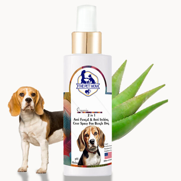 2 in 1 Anti Fungal & Anti Itching Coat Spray For Beagle Dog