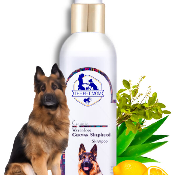 Organic Waterless Shampoo for German Shepherd Dog