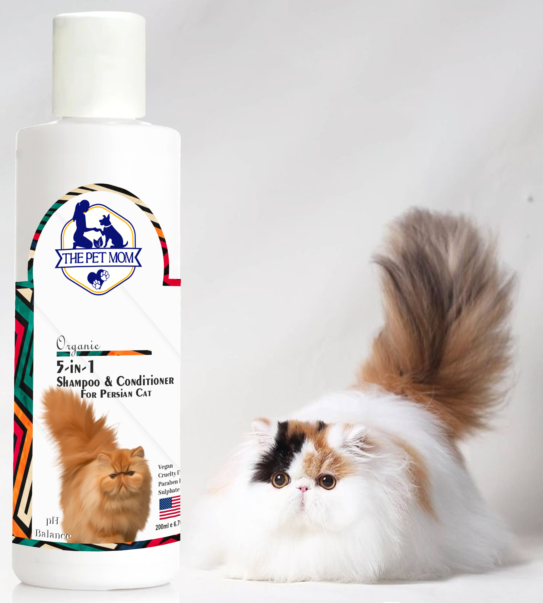 5 in 1 Shampoo & Conditioner for Persian Cat - 200ml - Image 5