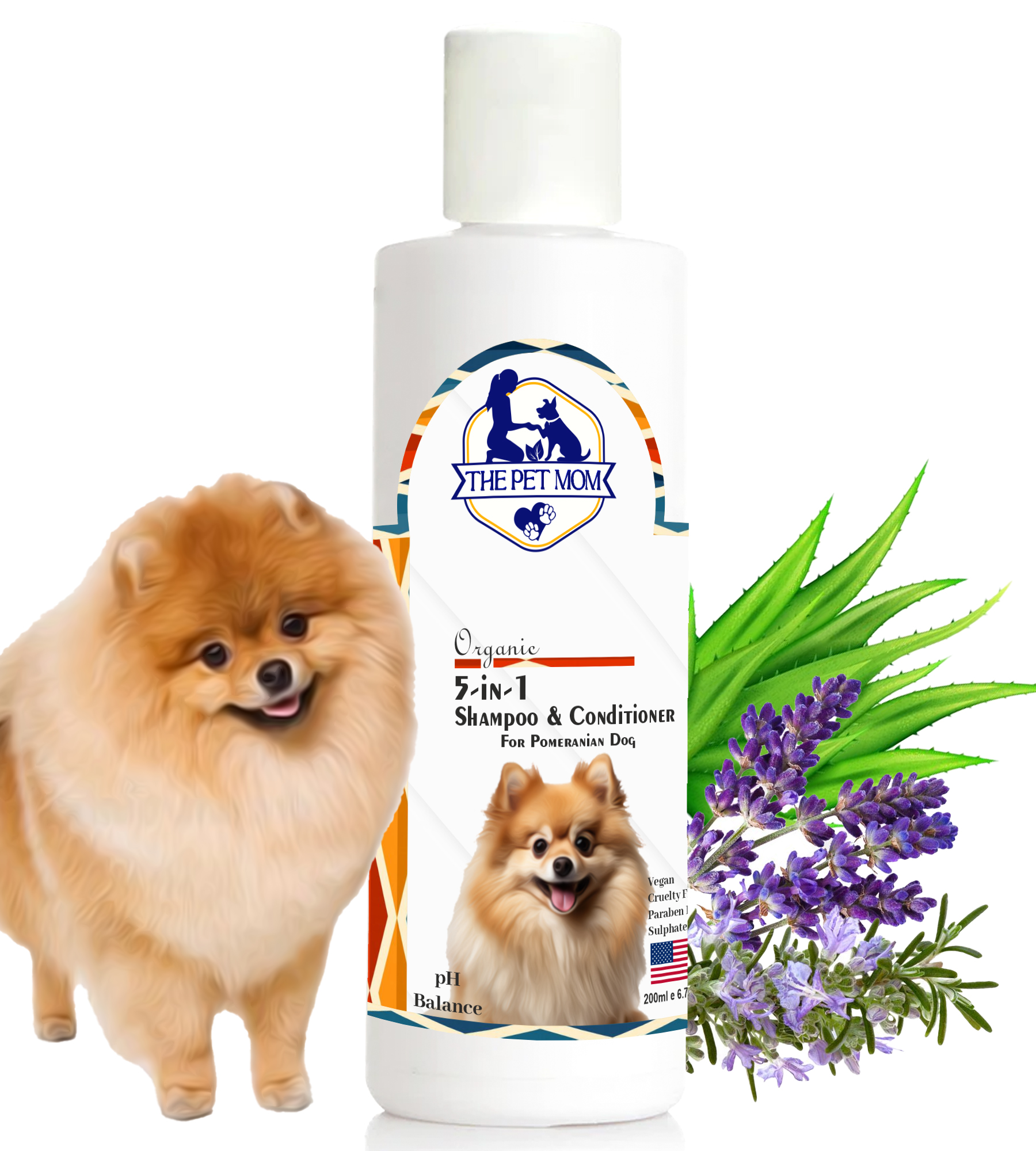 5 In 1 Shampoo & Conditioner For Pomeranian Dog - 200ml