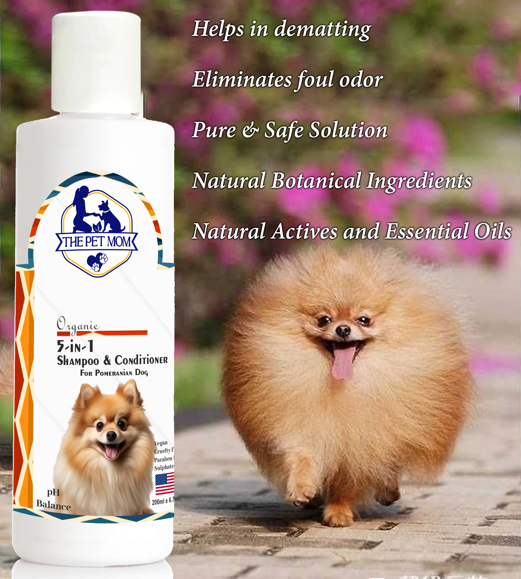 5 In 1 Shampoo & Conditioner For Pomeranian Dog - 200ml - Image 4