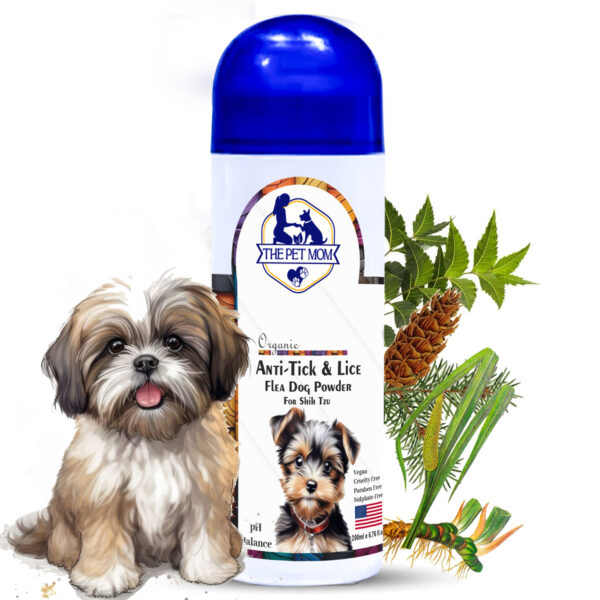Anti-Tick, Lice & Flea Dog Powder For Shih Tzu - 100gm