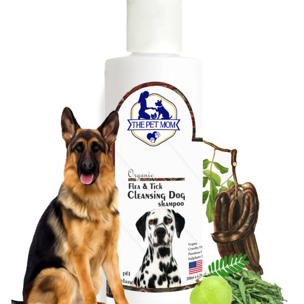 Flea & Tick Cleansing German Shepherd Dog Shampoo - 200ml