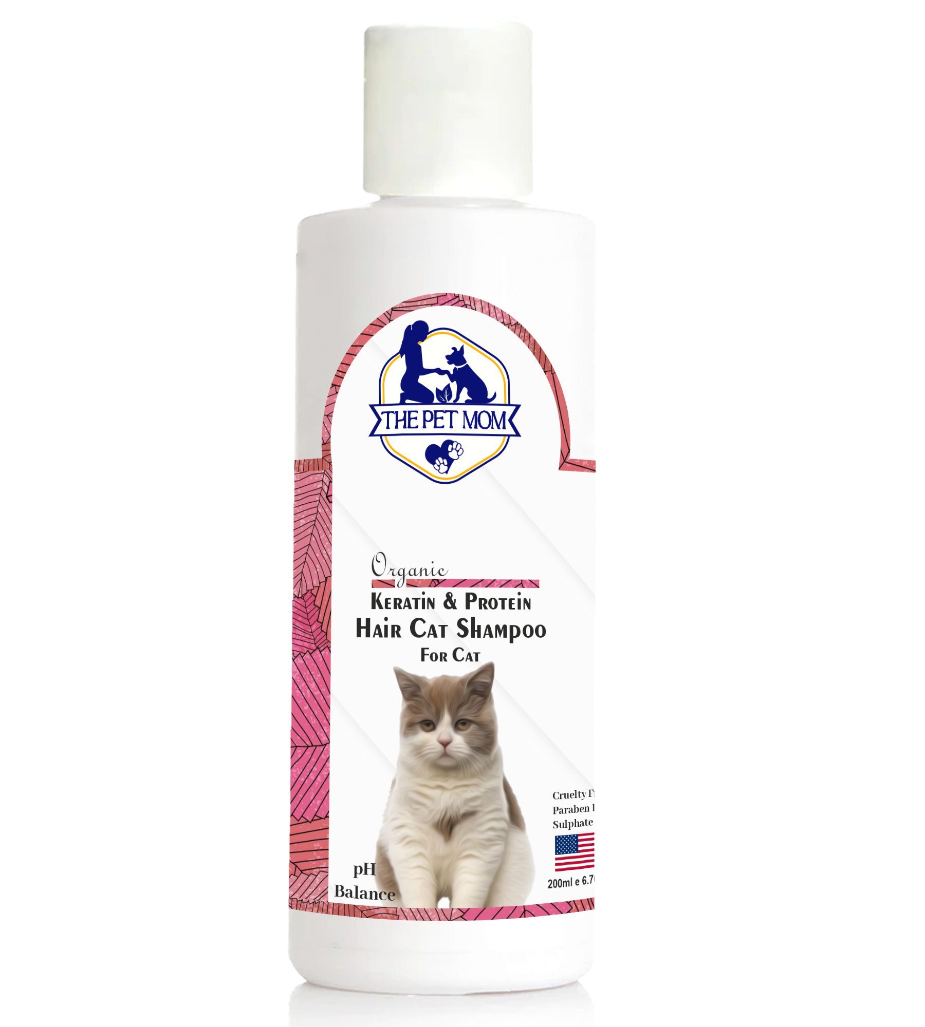 Keratin & Protein Hair Cat Shampoo - 200ml - Image 5