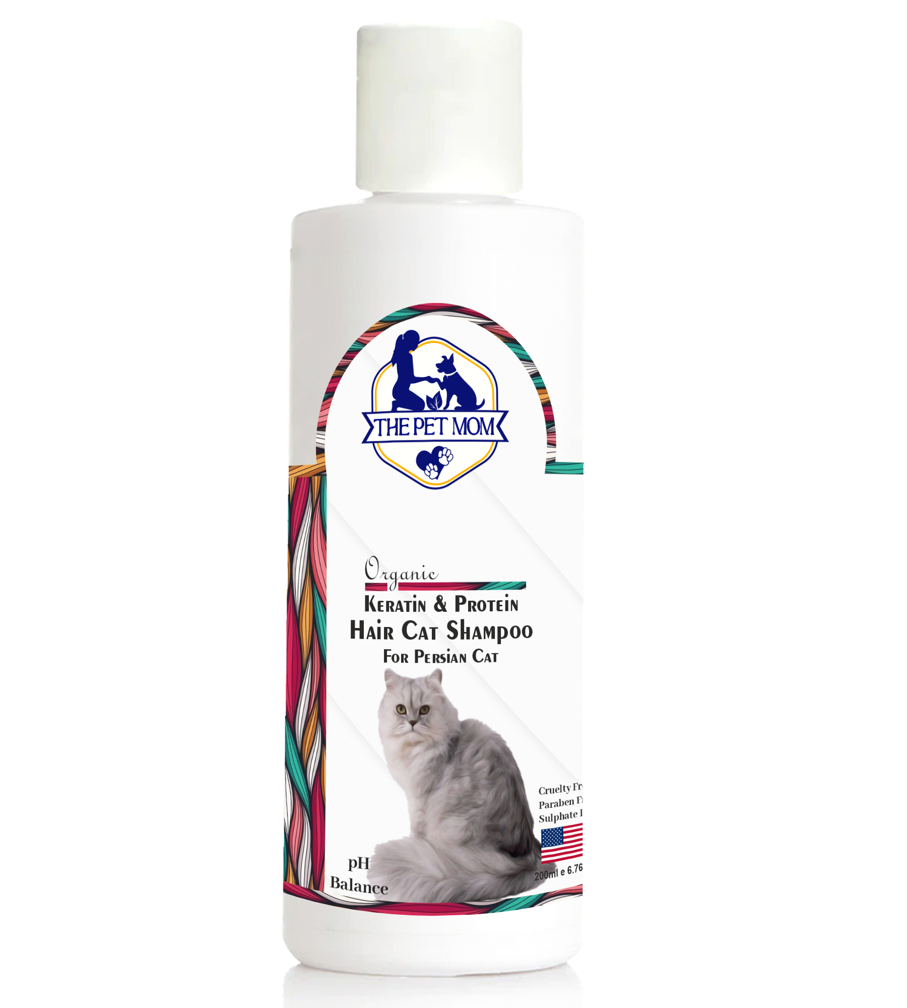 Keratin & Protein Hair Shampoo for Persian Cat - 200ml - Image 5