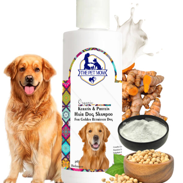 Keratin & Protein Hair Shampoo for Golden Retriever Dog - 200ml