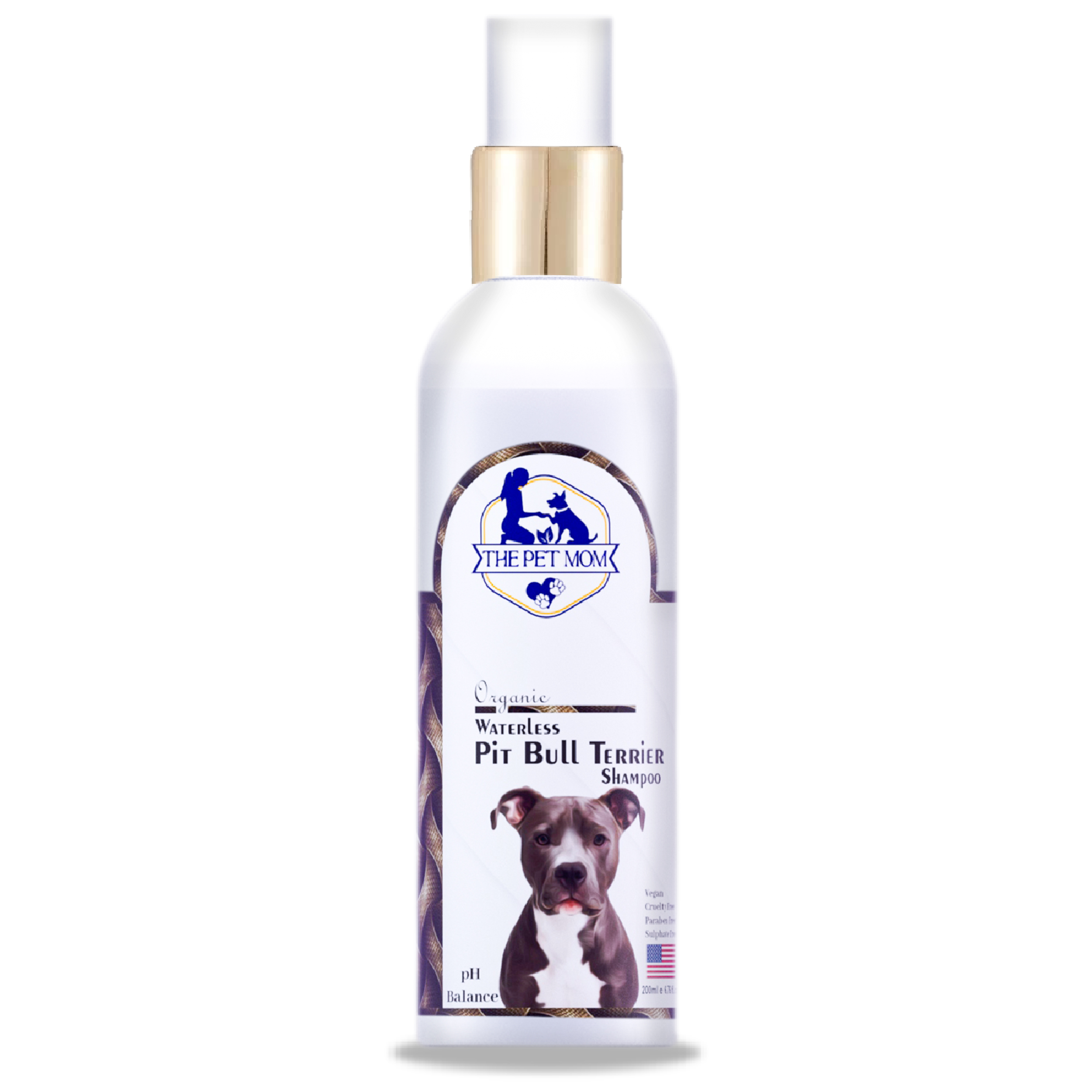 Waterless Pitbull Terrier Dog Shampoo - 200ml - Image 4