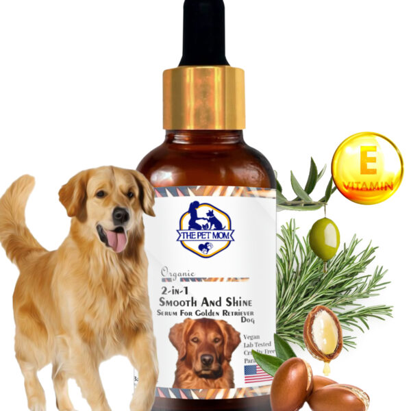 2 in 1 Smooth & Shine Serum For Golden Retriever Dog - 30ml