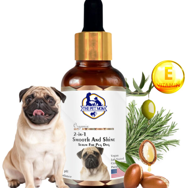 2 in 1 Smooth & Shine Serum For Pug Dog - 30ml
