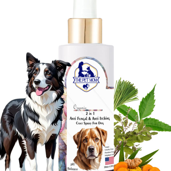 2-in-1 Anti Fungal & Anti Itching Coat Spray For Dog - 200ml
