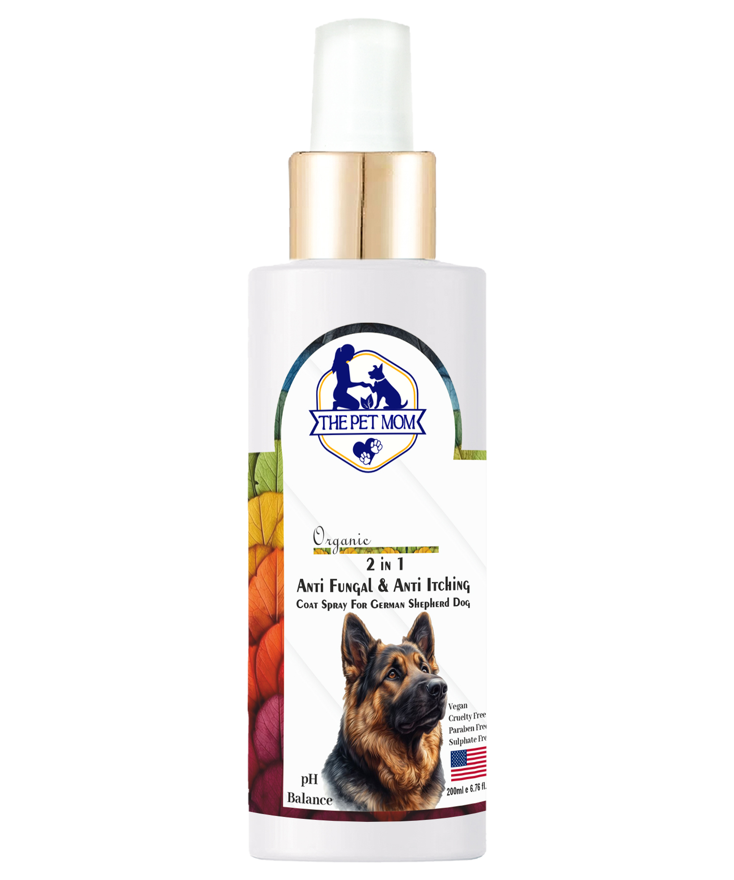 2-in-1 Anti Fungal & Anti Itching Coat Spray For German Shepherd Dog - 200ml - Image 6
