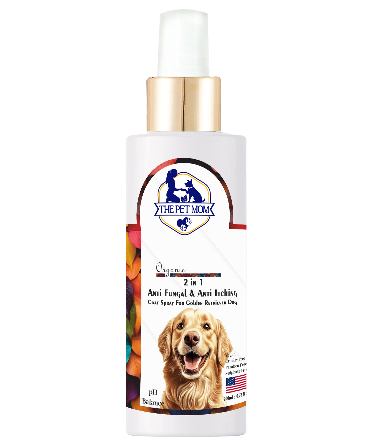 2-in-1 Anti Fungal & Anti Itching Coat Spray For Golden Retriever Dog - 200ml - Image 6