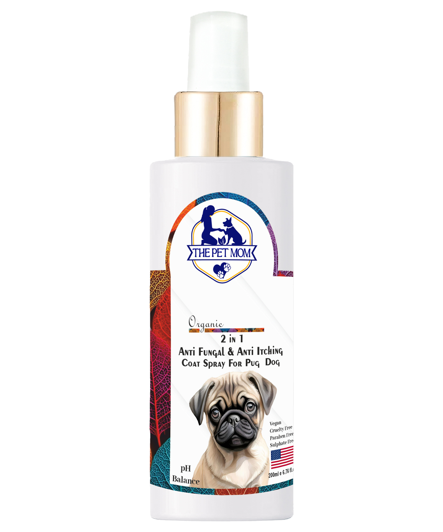 2-in-1 Anti Fungal & Anti Itching Coat Spray For Pug Dog - 200ml - Image 6
