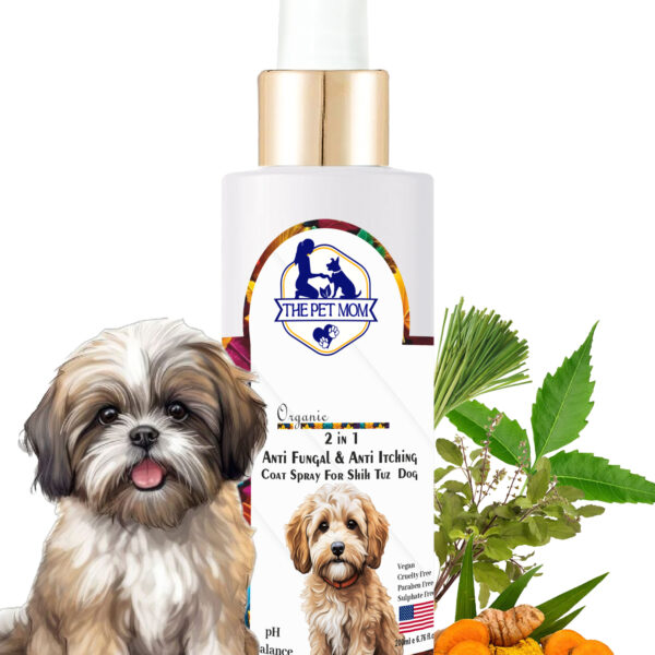 2-in-1 Anti Fungal & Anti Itching Coat Spray For Shih Tzu Dog - 200ml