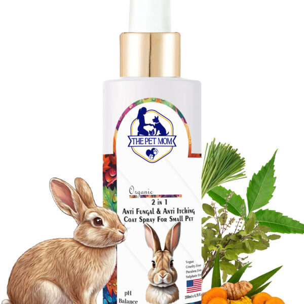 2-in-1 Anti Fungal & Anti Itching Coat Spray For Small Pet - 200ml