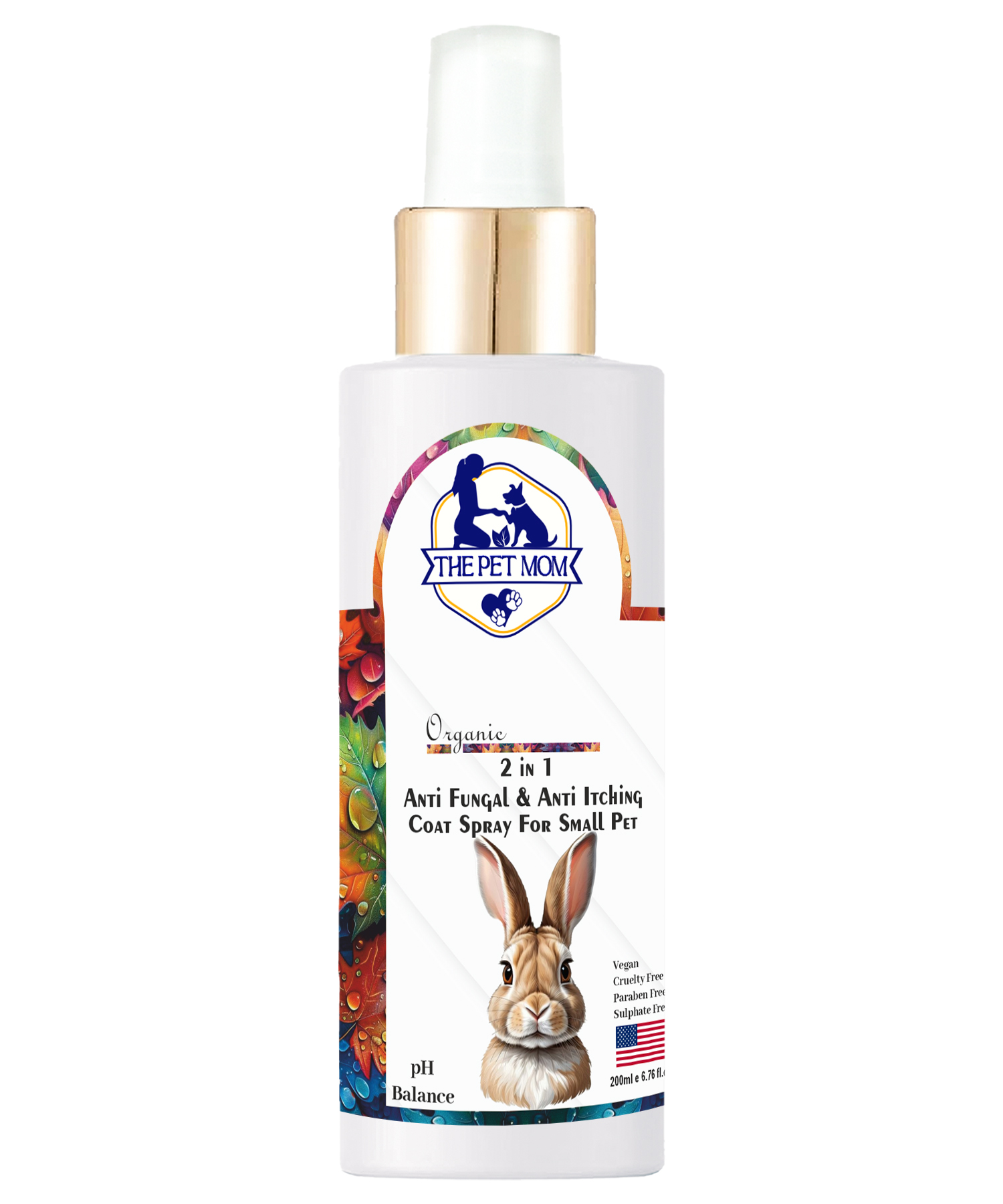 2-in-1 Anti Fungal & Anti Itching Coat Spray For Small Pet - 200ml - Image 6
