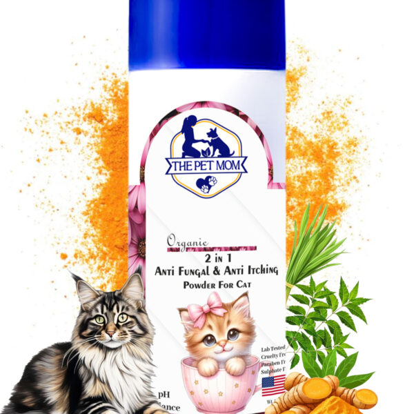2-in-1 Anti Fungal & Anti Itching Powder For Cat - 100gm