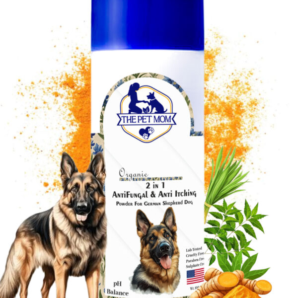2-in-1 Anti Fungal & Anti Itching Powder For German Shepherd Dog - 100gm