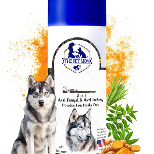 2-in-1 Anti Fungal & Anti Itching Powder For Husky Dog - 100gm