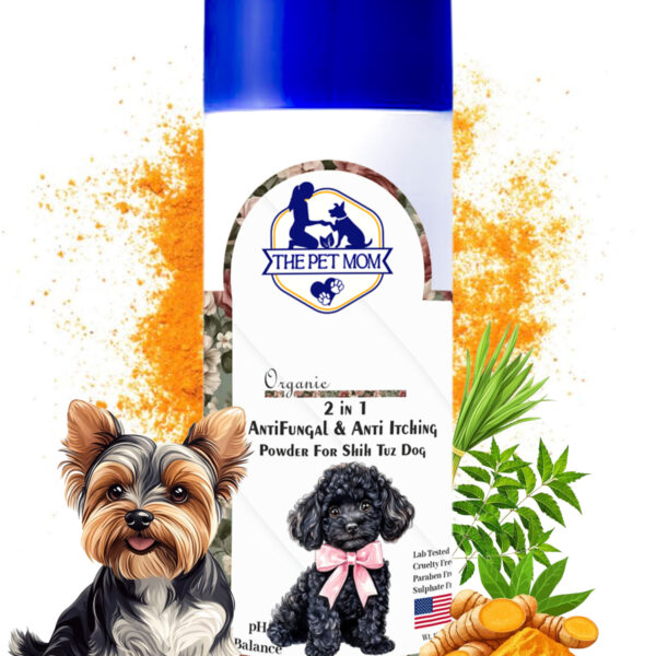 2-in-1 Anti Fungal & Anti Itching Powder For Shih Tzu Dog - 100gm