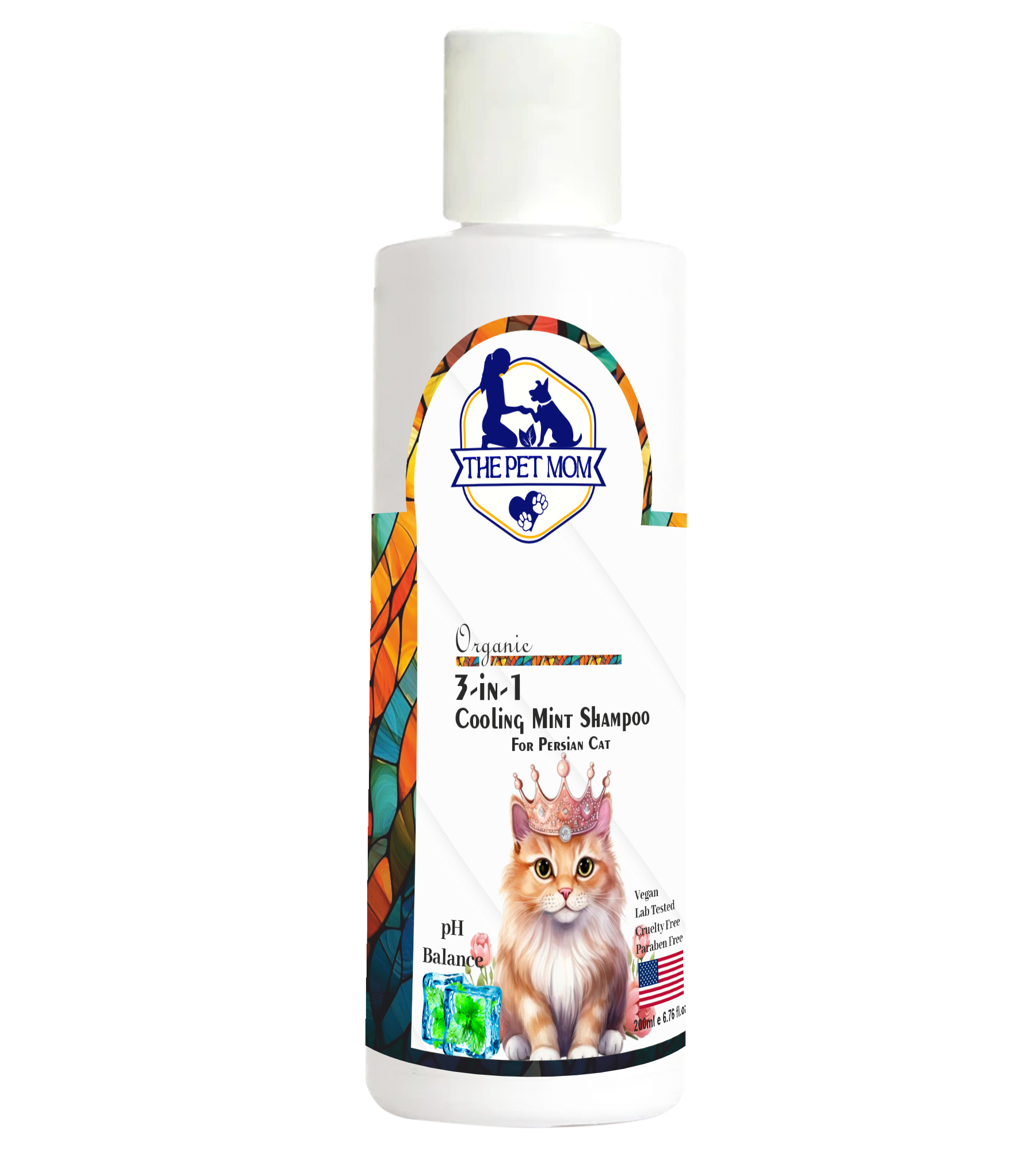 3 In 1 Cooling Mint Shampoo For Persian Cat - 200ml - Image 6