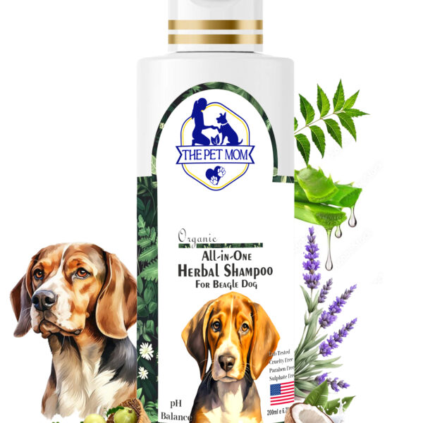 All-in-One Herbal Shampoo For Beagle Dog - 200ml