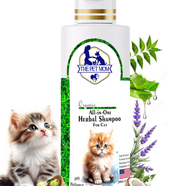 All-in-One Herbal Shampoo For Cat - 200ml