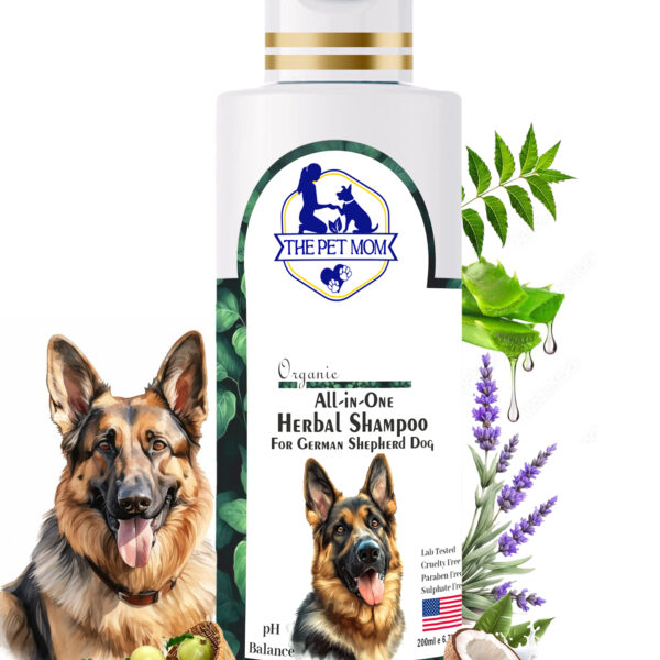 All-in-One Herbal Shampoo For German Shepherd Dog - 200ml