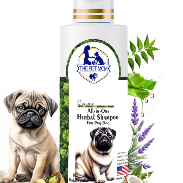 All-in-One Herbal Shampoo For Pug Dog - 200ml