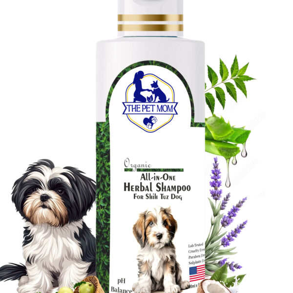 All-in-One Herbal Shampoo For Shih Tzu Dog - 200ml