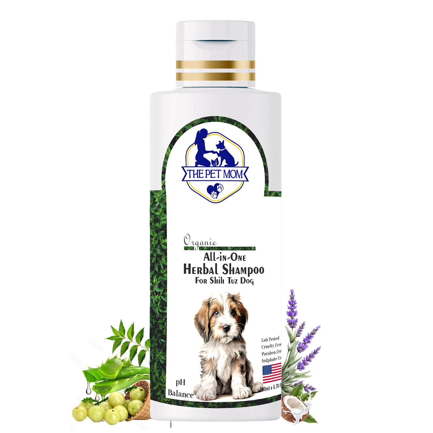 All-in-One Herbal Shampoo For Shih Tzu Dog - 200ml - Image 6