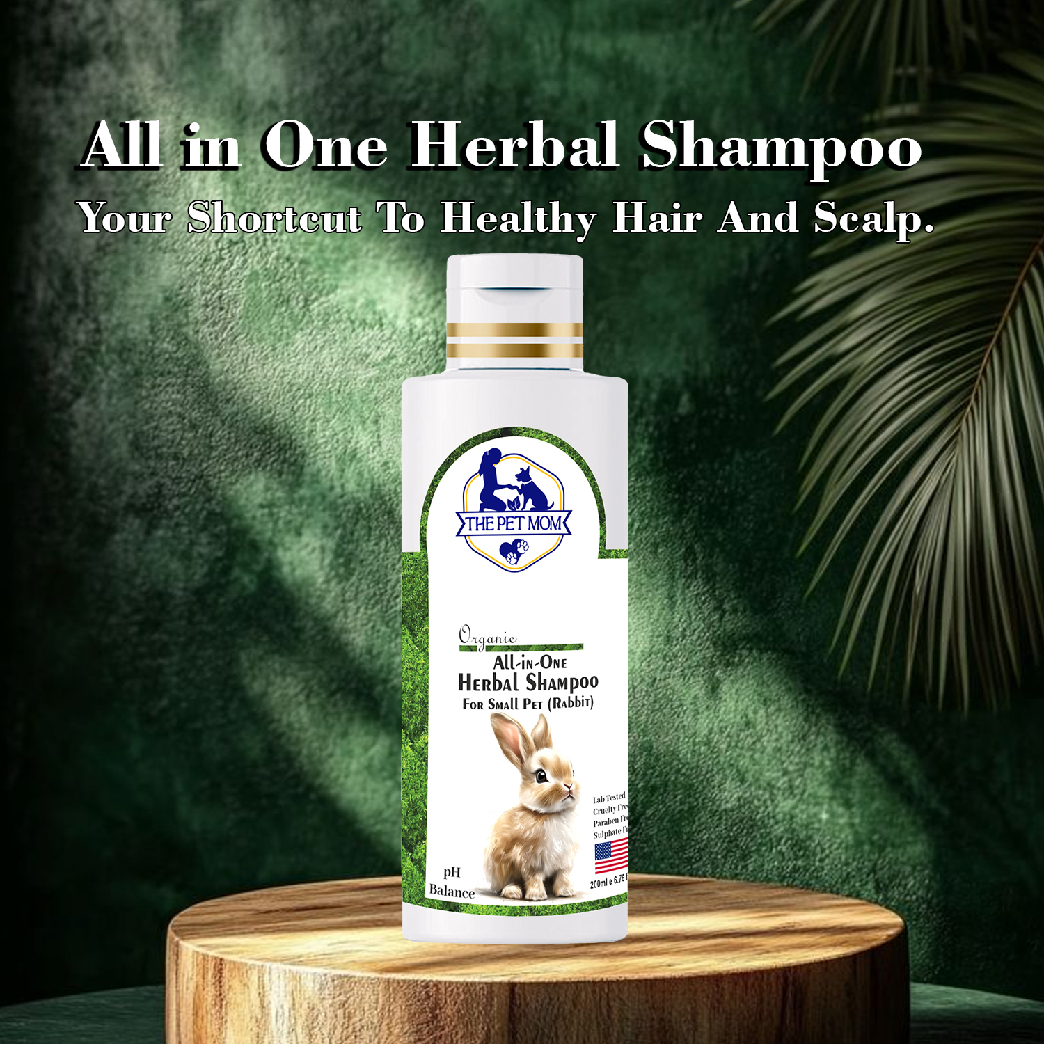 All-in-One Herbal Shampoo For Small Pet (Rabbit) - 200ml - Image 2