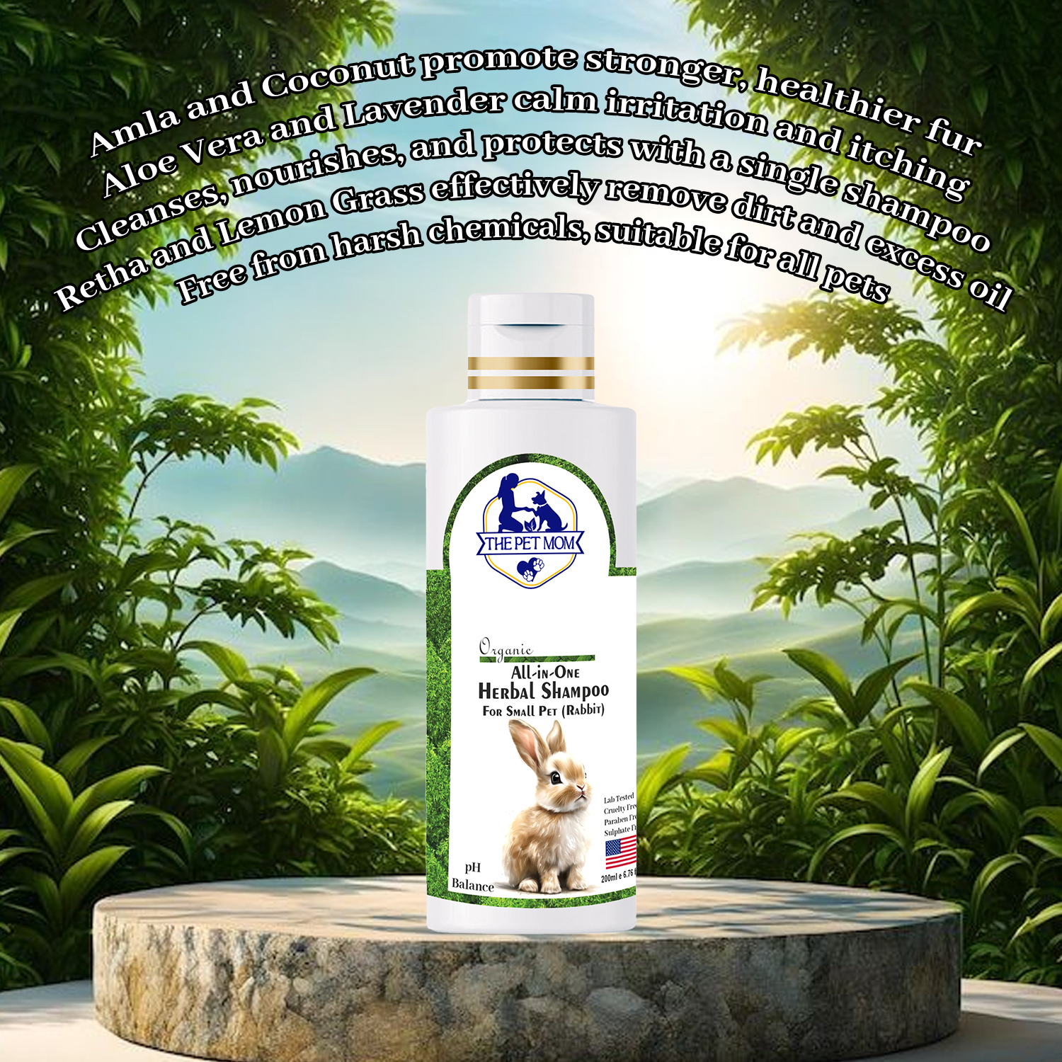 All-in-One Herbal Shampoo For Small Pet (Rabbit) - 200ml - Image 5