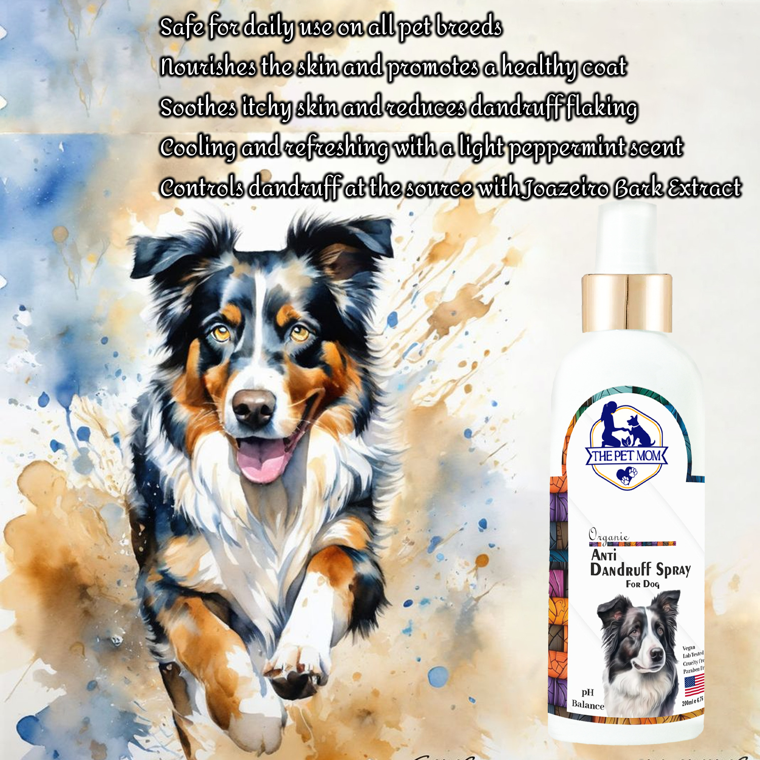 Anti-Dandruff Spray for Dog - 200ml - Image 3