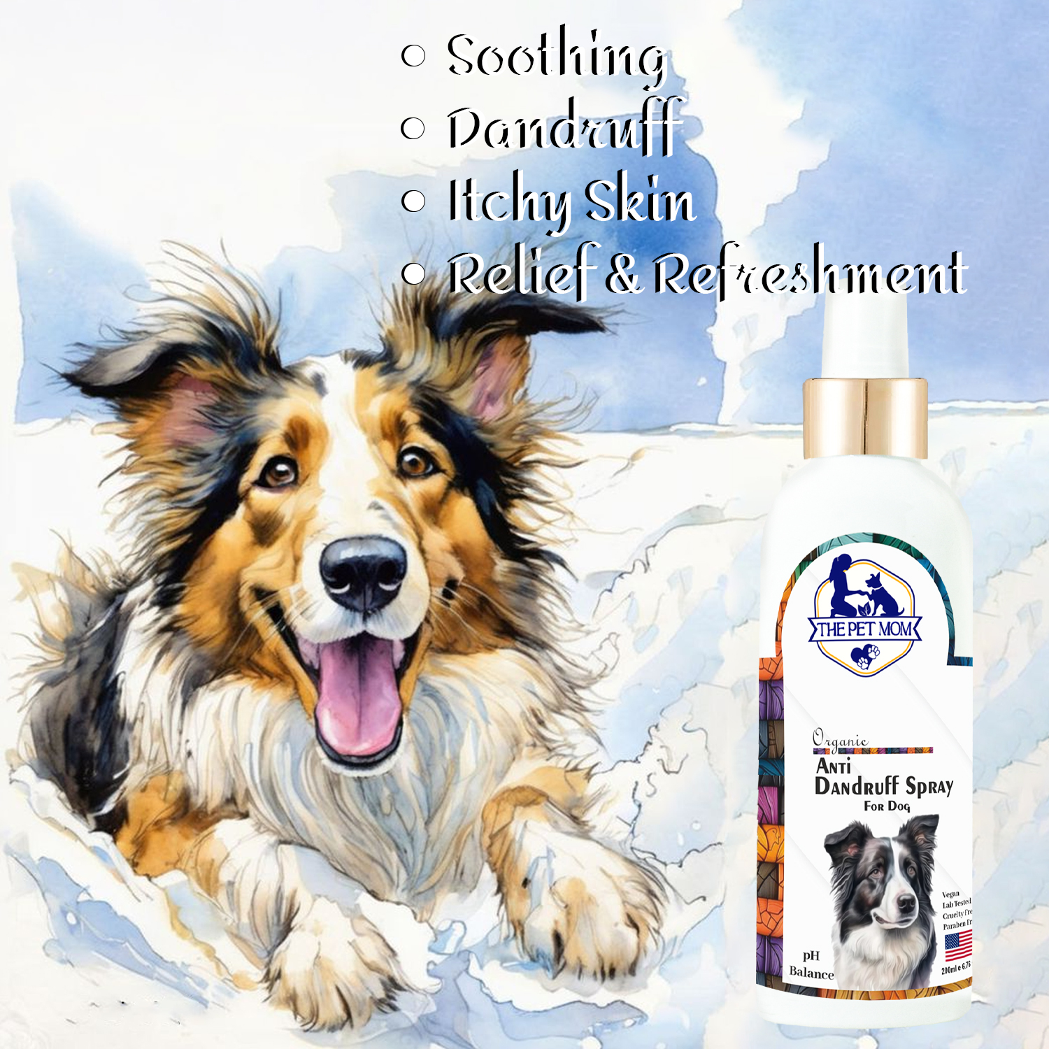 Anti-Dandruff Spray for Dog - 200ml - Image 2