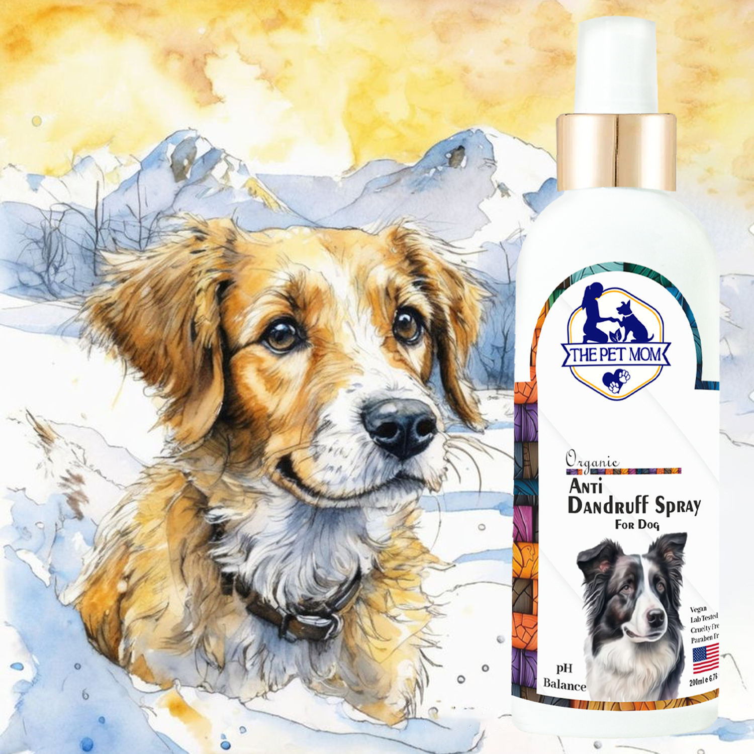Anti-Dandruff Spray for Dog - 200ml - Image 4