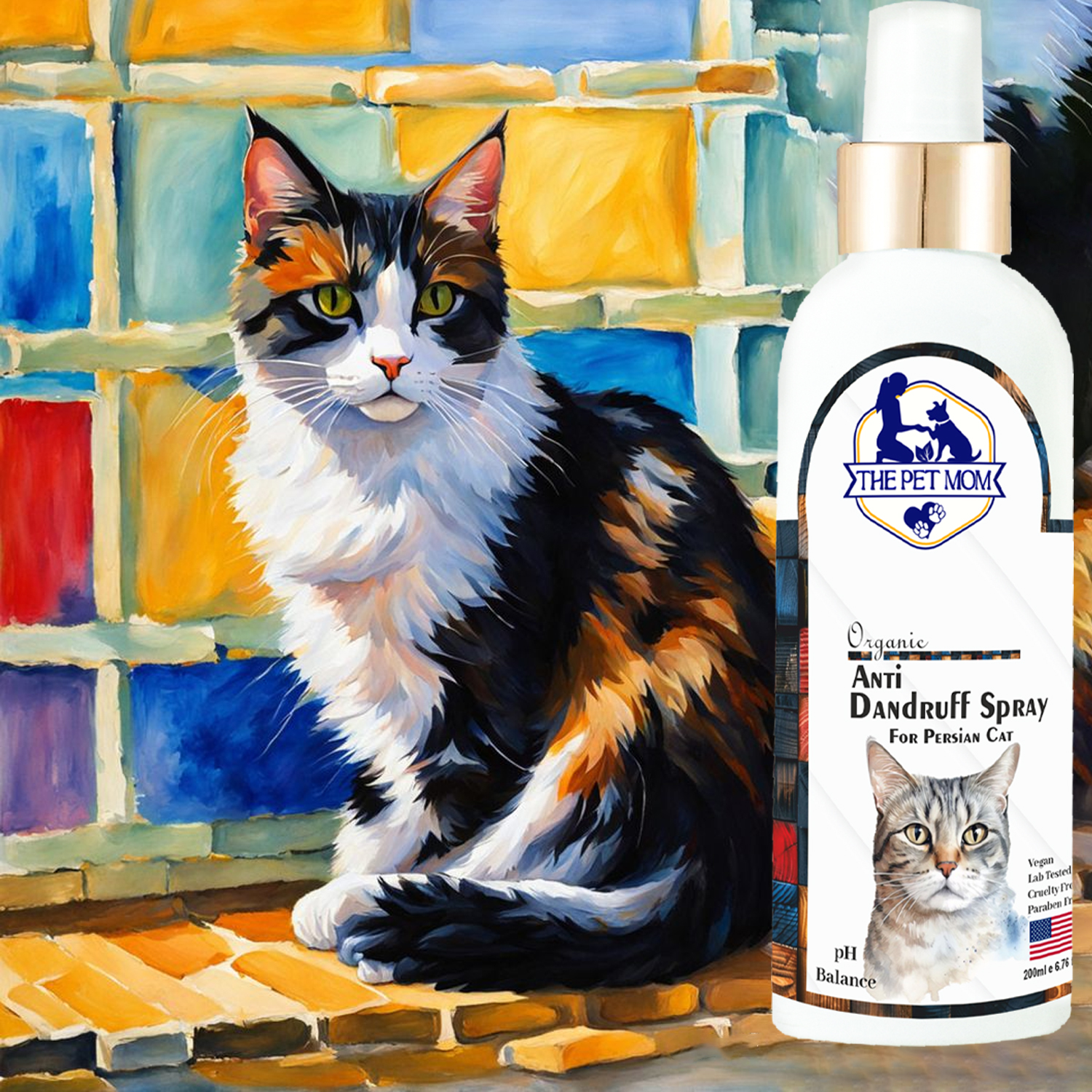 Anti Dandruff Spray For Persian Cat - 200ml - Image 3