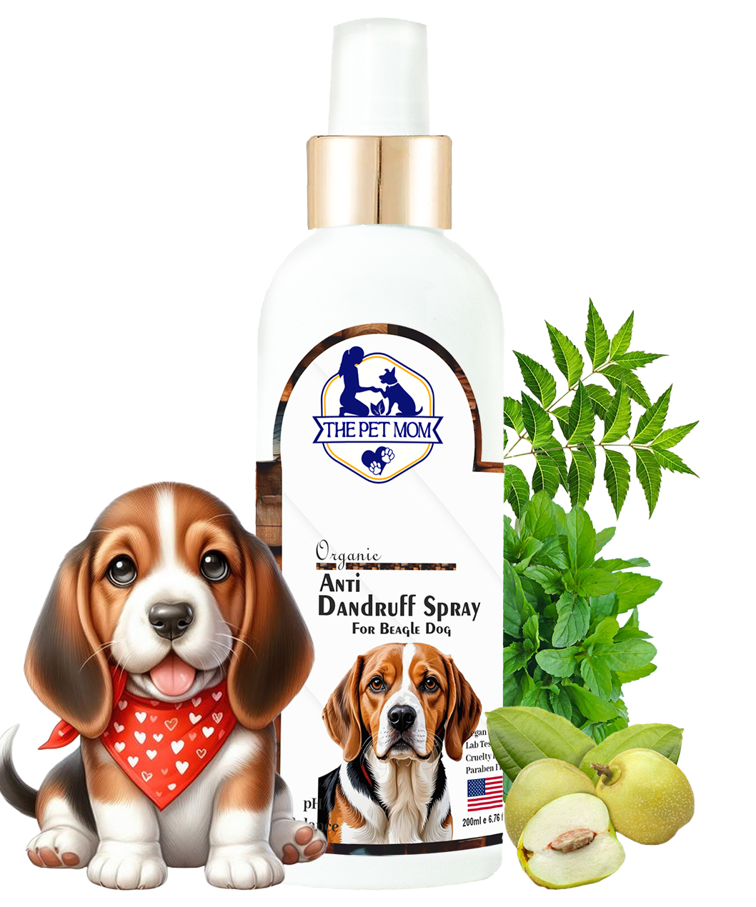Anti-Dandruff Spray for Beagle Dog - 200ml