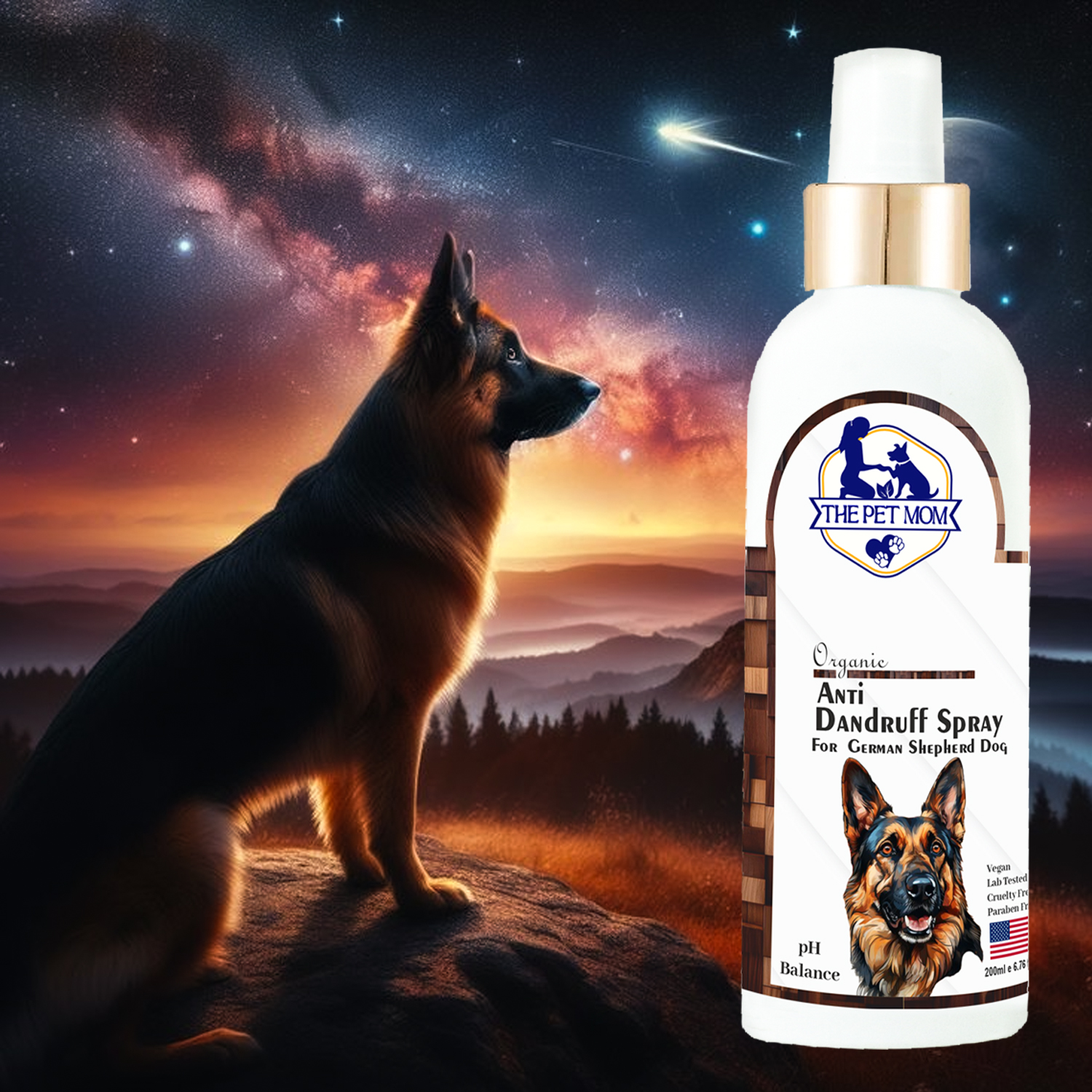 Anti-Dandruff Spray for German Shepherd Dog - 200ml - Image 4