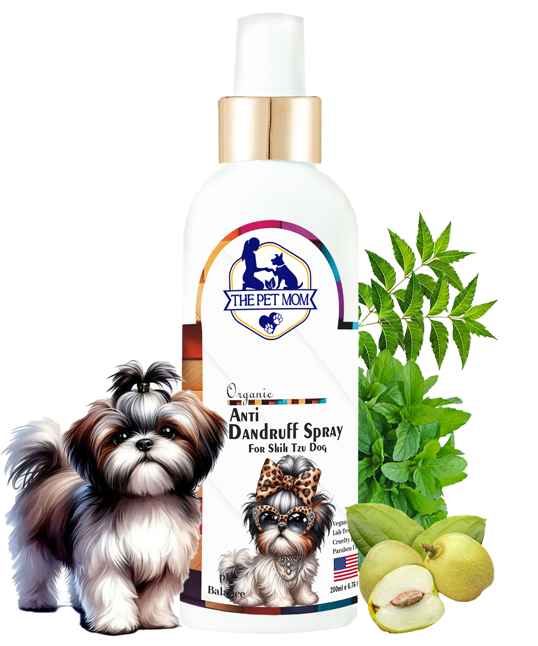Anti-Dandruff Spray for Shih Tzu Dog - 200ml
