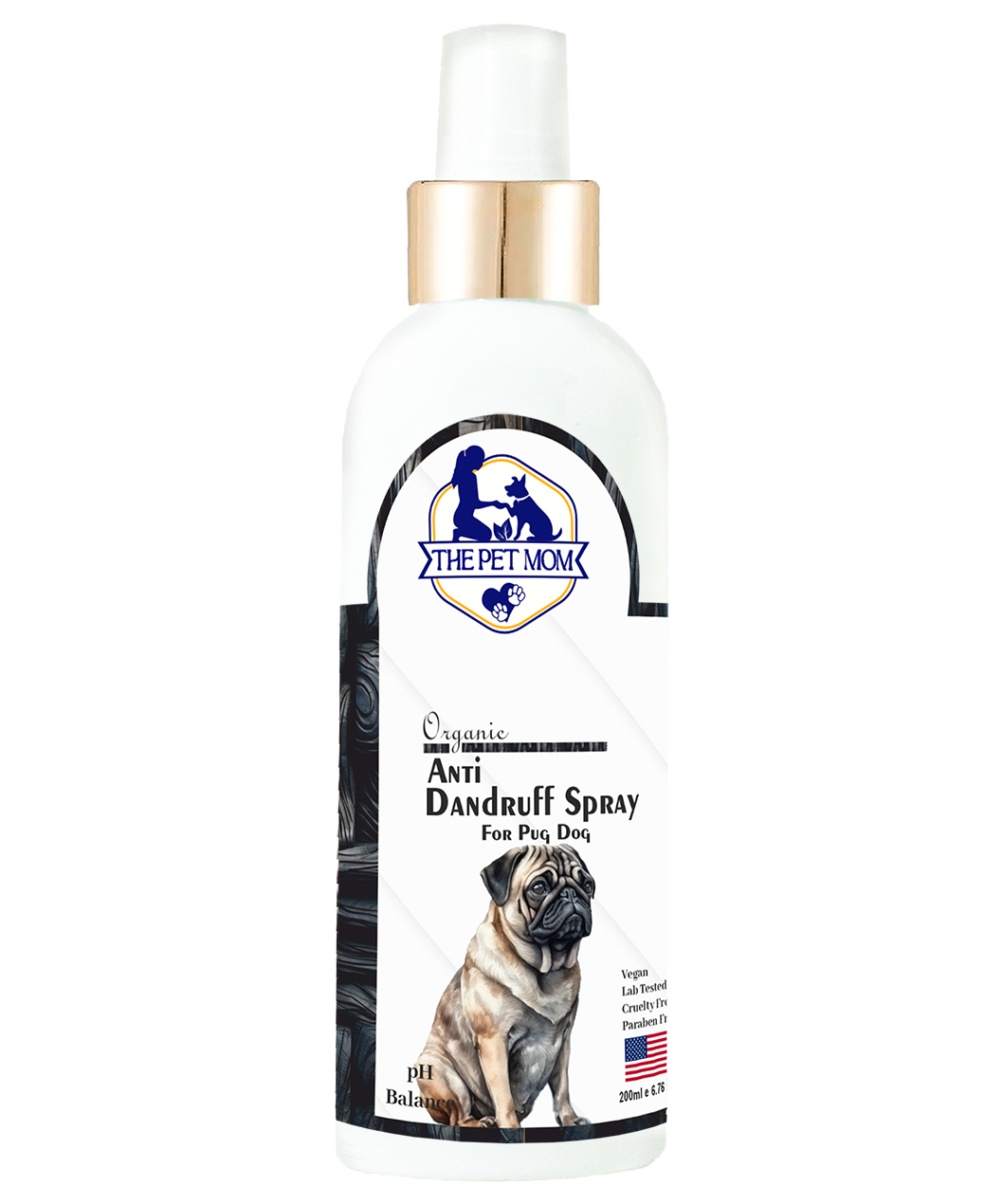 Anti-Dandruff Spray for Pug Dog - 200ml - Image 5