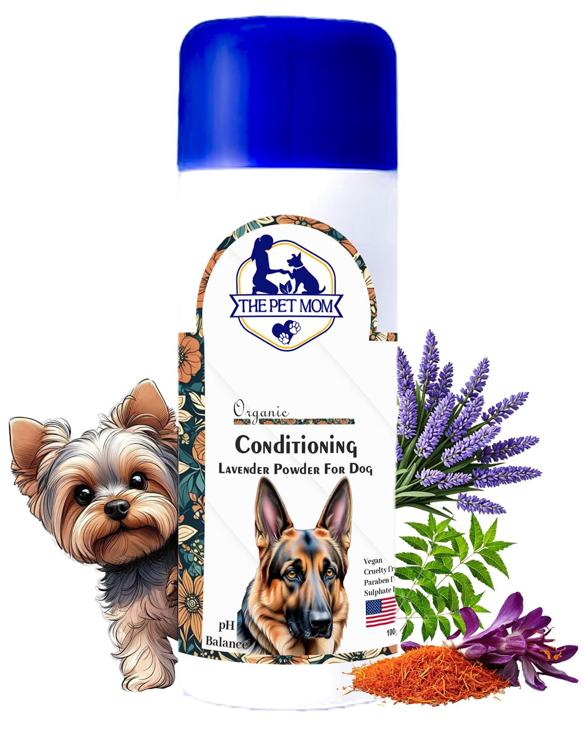 Conditioning Lavender Powder For Dog - 100gm