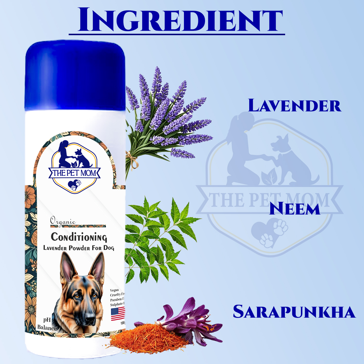 Conditioning Lavender Powder For Dog - 100gm - Image 4