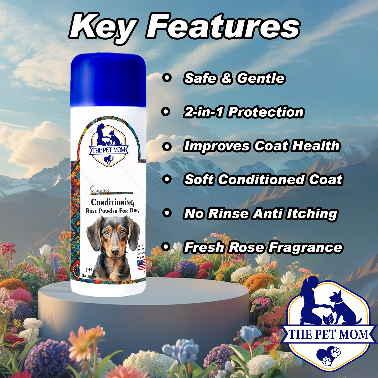 Conditioning Rose Powder for Dog - 100gm - Image 2